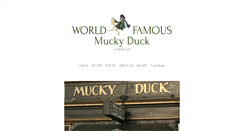 Desktop Screenshot of muckyduckpub.com