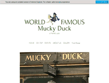 Tablet Screenshot of muckyduckpub.com